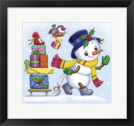 Framed New Year's Gifts Print