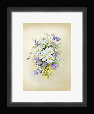 Framed Summer Bouquet Print