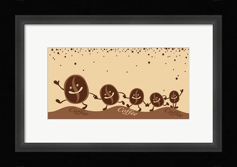 Framed Glass Coffee IX Print