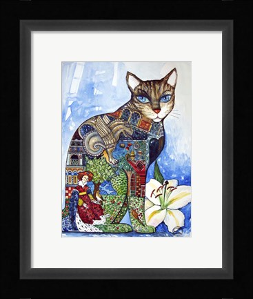 Framed Cat Print