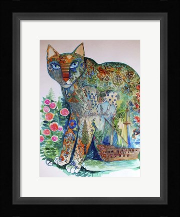 Framed Mediterranean Sea Print