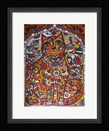 Framed Russian Red Cat Print