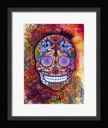 Framed Scull Print
