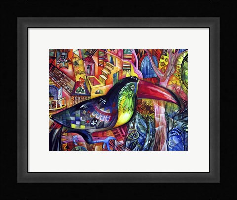 Framed Toucan Print