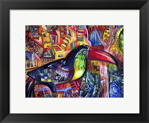 Framed Toucan Print