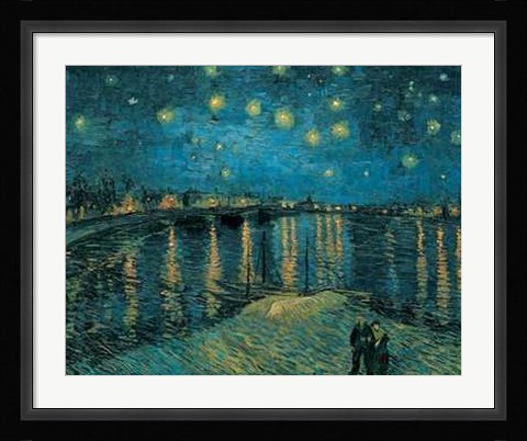 Framed Starlight Over the Rhone, c.1888 Print