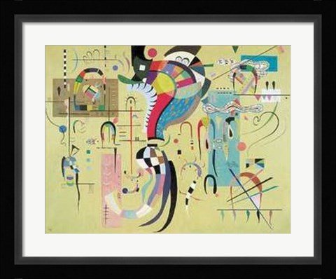 Framed Milieu Accompagne Print