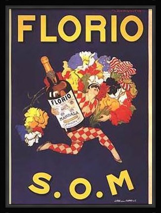 Framed Florio 1915 Print