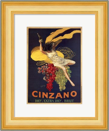 Framed Cinzano Print
