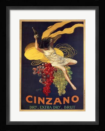 Framed Cinzano Print