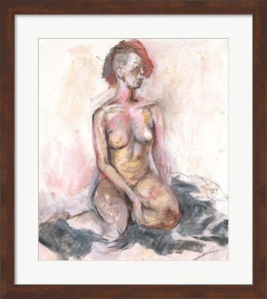 Framed Nude I Print