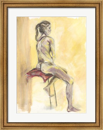 Framed Nude IV Print