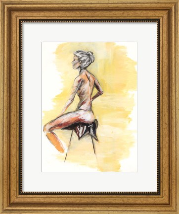 Framed Nude V Print