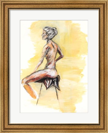 Framed Nude V Print