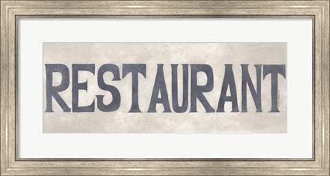 Framed Restaurant Print