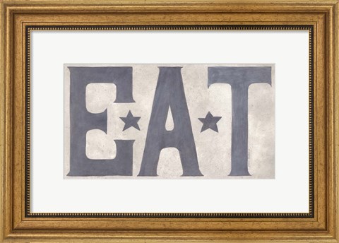 Framed Eat Print
