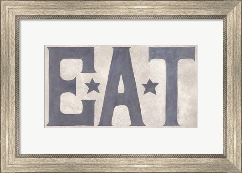 Framed Eat Print