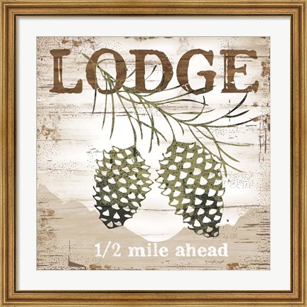 Framed Lodge Print