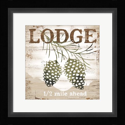 Framed Lodge Print