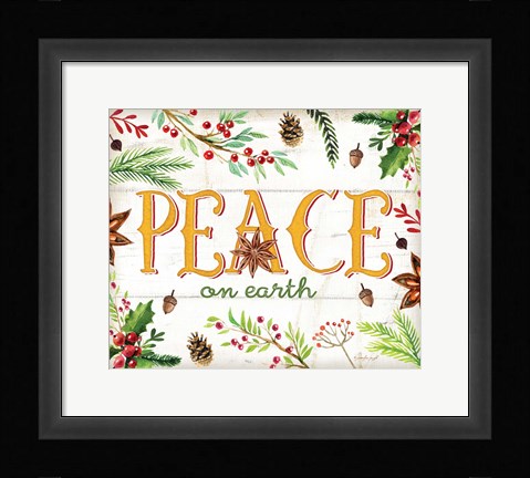 Framed Peace Print