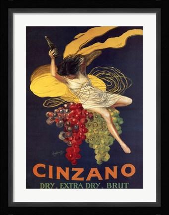 Framed Cinzano Print