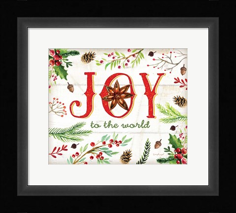 Framed Joy Print