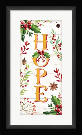 Framed Hope Print