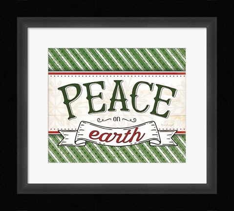 Framed Peace on Earth Print
