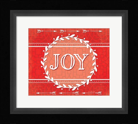Framed Joy - White Print