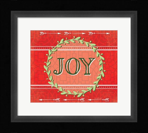 Framed Joy - Black Print