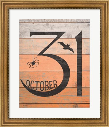 Framed October Thirty First Print