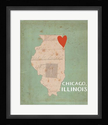 Framed Chicago Print