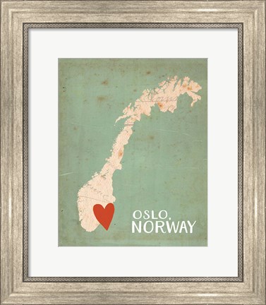 Framed Norway Print