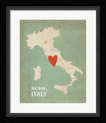 Framed Rome Print