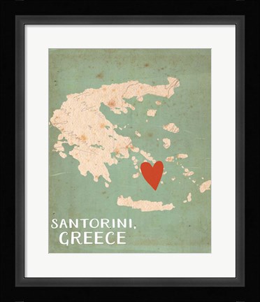 Framed Greece Print