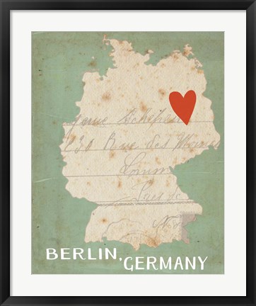 Framed Berlin Print