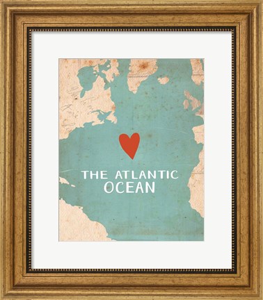 Framed Atlantic Ocean Print