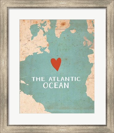 Framed Atlantic Ocean Print