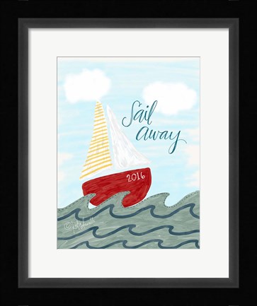 Framed Sail Away Print
