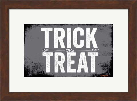 Framed Trick or Treat Print