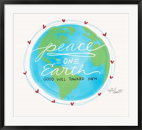 Framed Peace on Earth Print