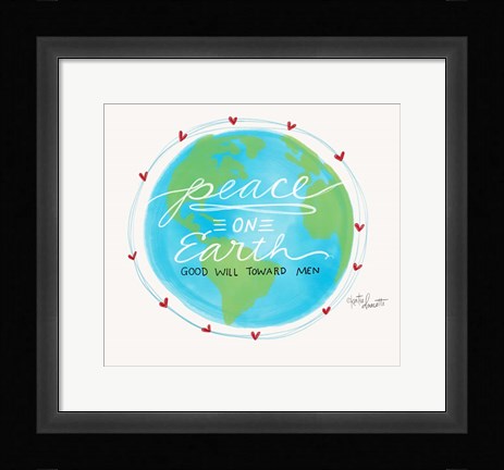 Framed Peace on Earth Print
