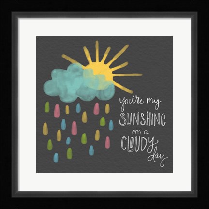 Framed Cloudy Day Print