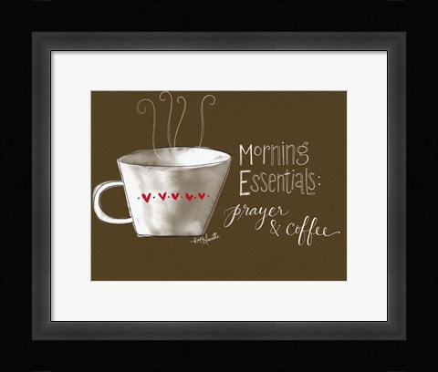 Framed Morning Essentials Print