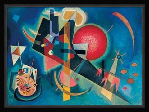 Framed Im Blau Print