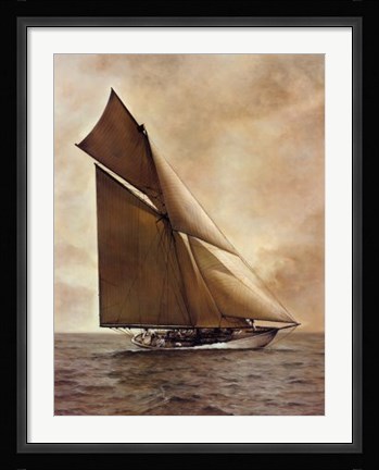 Framed Caress, 1895 Print