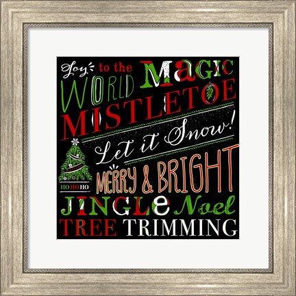 Framed Holiday Happiness Print