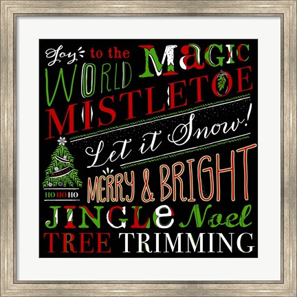 Framed Holiday Happiness Print