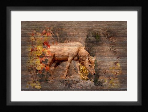 Framed Deer in Paradise Print