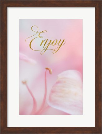 Framed Enjoy Print